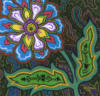 Схема вышивки «Blue Flower Close Up»