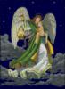 Схема вышивки «Ангел снов»