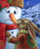 Кролик и снеговик: оригинал