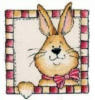 Схема вышивки «Подушка Кролик 1»