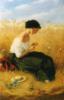 Схема вышивки «Девушка в пшеничном поле»