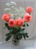 Схема вышивки «Розы в вазе»