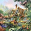 Схема вышивки «Дом с цветущим садом»