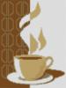 Схема вышивки «Cap of coffe»