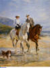 Схема вышивки «Прогулка на лошадях»