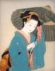 Схема вышивки «Девушка с зонтом 2. Китай»