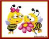 Схема вышивки «Забавные пчелки»