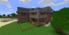 Схема вышивки «Minecraft house»