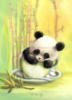 Схема вышивки «Малыш панда»