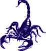 Схема вышивки «Скорпион»