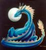 Схема вышивки «Синий дракон»