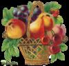 Схема вышивки «Корзинка с фруктами»
