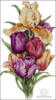 Схема вышивки «Тюльпаны и ирис»