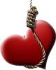 Схема вышивки «Сердце (я умру без твоей любви)»