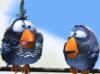 Схема вышивки «Две смешные синие птицы (Pixar)»
