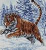 Схема вышивки «Уссурийский тигр»