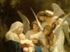 Схема вышивки «Младенец и ангелы»