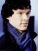 Схема вышивки «Шерлок (синий шарфик)»