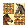 Схема вышивки «Подушка"Лошади"»