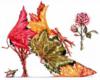 Схема вышивки «Цветочная туфелька»