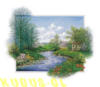 Схема вышивки «Весенний ручей»