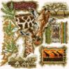 Схема вышивки «Подушка Жирафы»