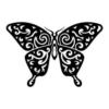 Схема вышивки «Бабочка, уголок»