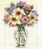Схема вышивки «Цветы в вазе»
