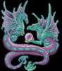 Схема вышивки «Мистические драконы»