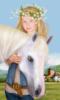 Девочка и лошадь: оригинал