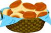 Схема вышивки «Лукошко с пирожками»