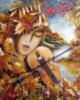 Схема вышивки «Осенняя скрипка»