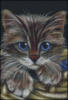 Схема вышивки «Милее кошки-зверя нет»