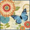 Бабочки и цветы: оригинал