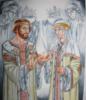 Схема вышивки «Пётр и Феврония»