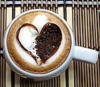 Схема вышивки «Кофейное сердце»