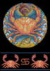Схема вышивки «Знаки зодиака-рак»