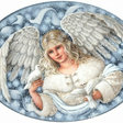 Схема вышивки «Снежный ангел»