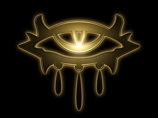 Gold Eye, логотип, игра, обои, neverwinter nights