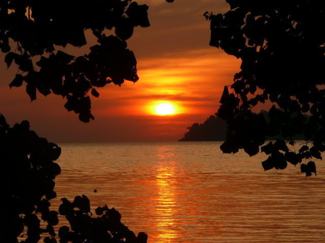 Закат в раю, тайланд