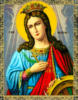 Схема вышивки «Св. великомученица Екатерина»
