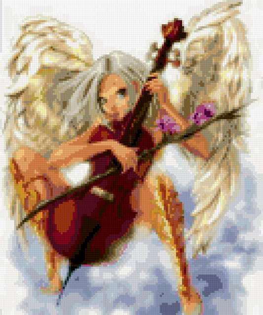 Ангел-музыкант, ангел, скрипка, музыка
