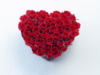 Схема вышивки «Сердце из лепестков роз»