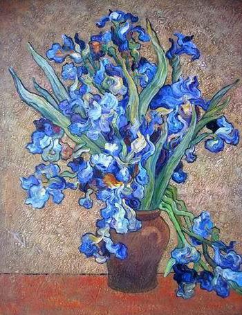 Ван Гог Ирисы, живопись, цветы