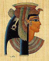 Нефертити, египет, фреска