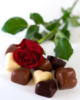 Схема вышивки «Роза и шоколад»