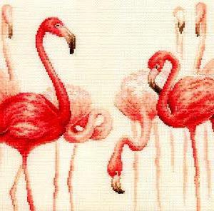 Триплекс "розовый фламинго" 2, фламинго