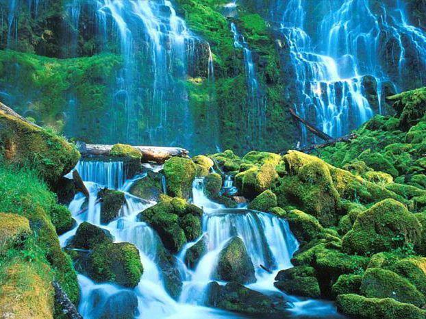 "Сказочный водопад", пейзаж