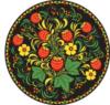 Схема вышивки «Декоративная тарелка»