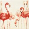 Схема вышивки «Фламинго (триптих)2»